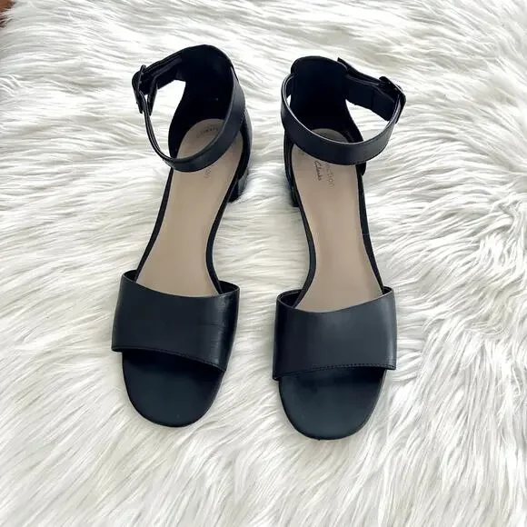 Clarks Elisa Dedra Leather Sandals Sz 10 - Picture 2 of 8